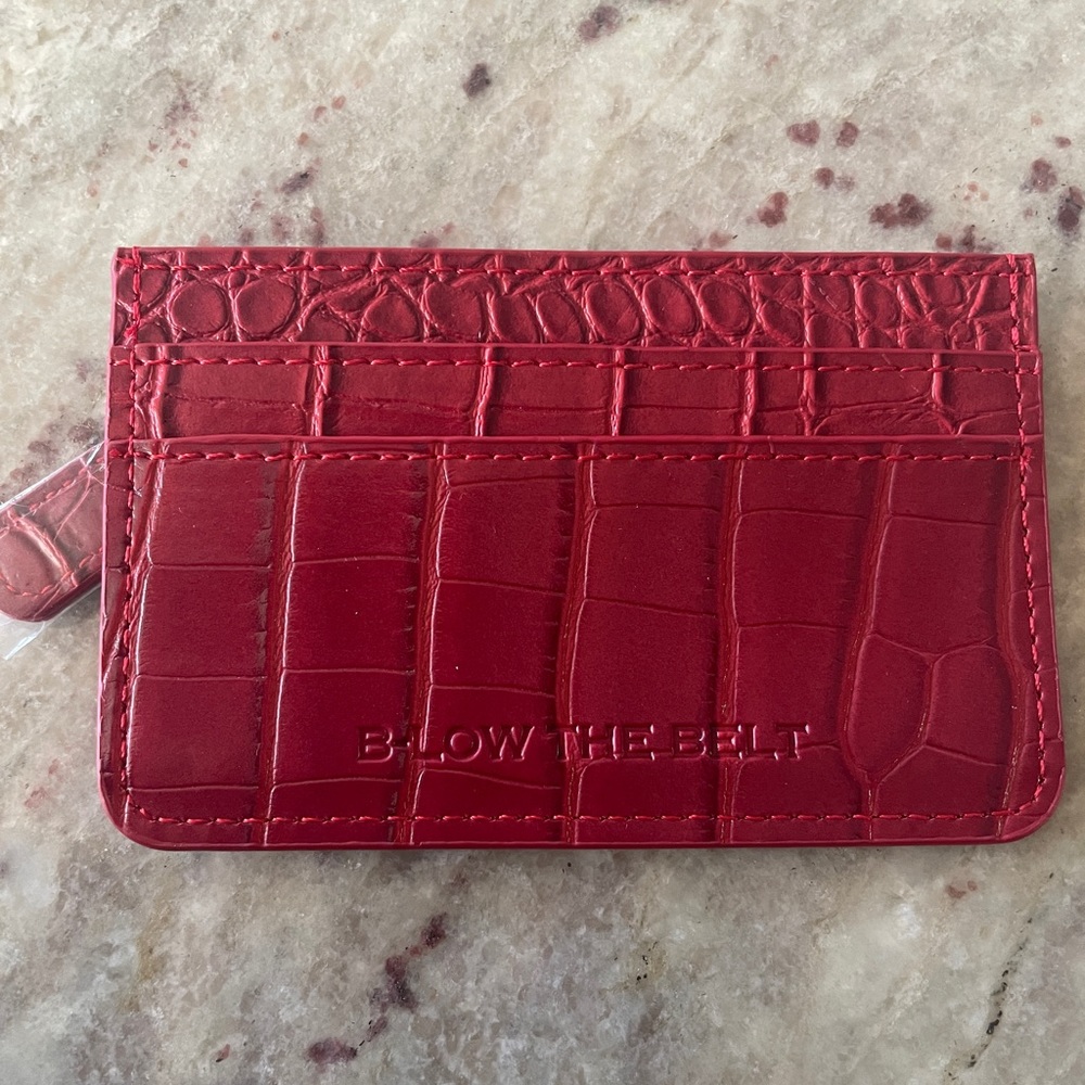 B-LOW THE BELT CROC CARD CASE